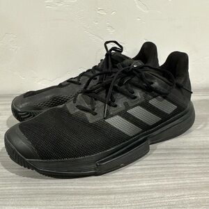 ADIDAS Tennis Shoes Solematch Bounce Mens Size 12 Black Sneakers